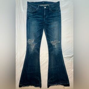 Agolde Distressed Flare Jeans - Women’s 30